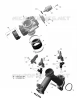 Rotax - Air Intake Manifold And Throttle Body Version 1