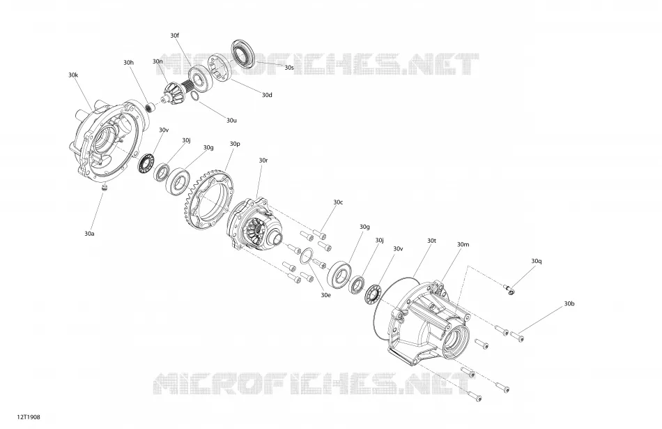 Front Drive - 6X6 - 650 EFI - Differential Parts