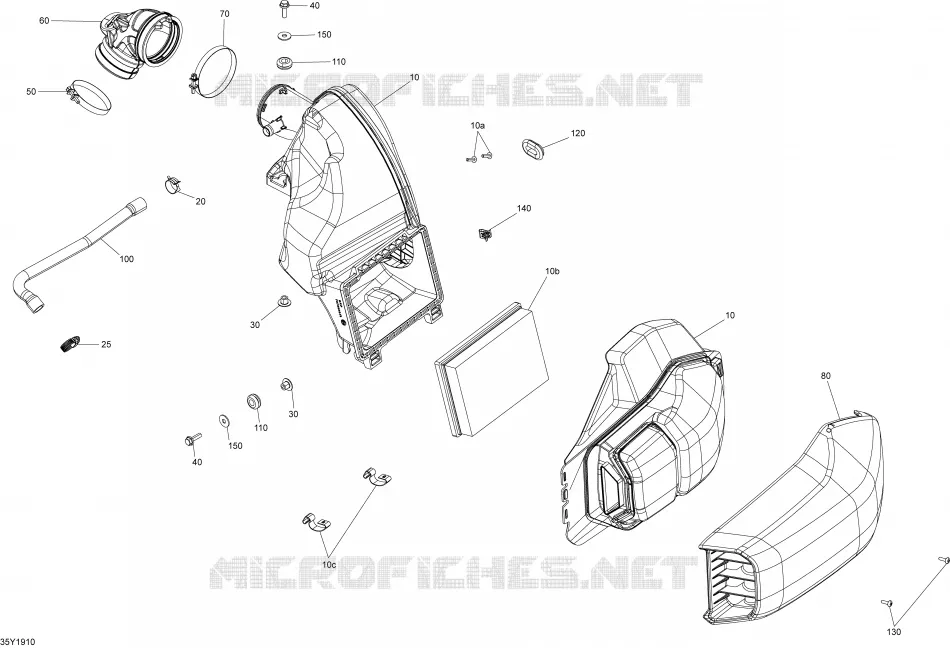 Air Intake - Engine - Air Filter / Air Box