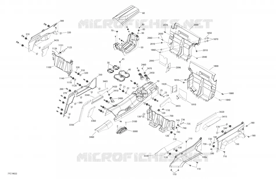 Cab Interior Commander MAX - Upper Section