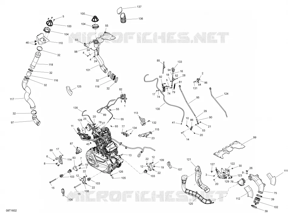 Engine and Engine Support - All Models