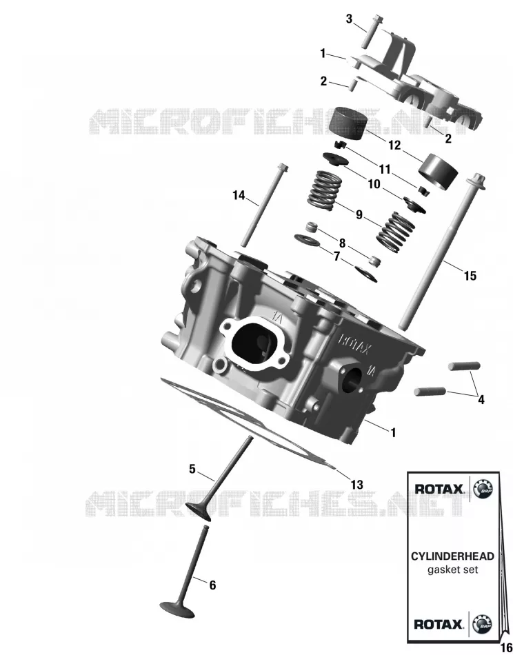 01- ROTAX - Cylinder Head