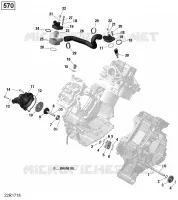 Rotax - Engine Cooling - 570 EFI