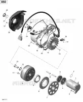 Rotax - Magneto and Electric Starter - 850 EFI (Outlander MAX)