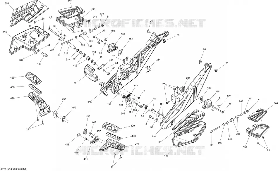 Body And Accessories Footrest_31Y1405g