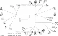 08- 0 - CONSOLE WIRING HARNESS - 710008430