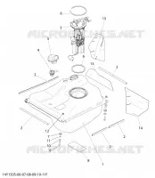 Fuel Tank - Pump _14Y1505f