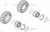 Wheels and Tires - Front and Rear - Package STD
