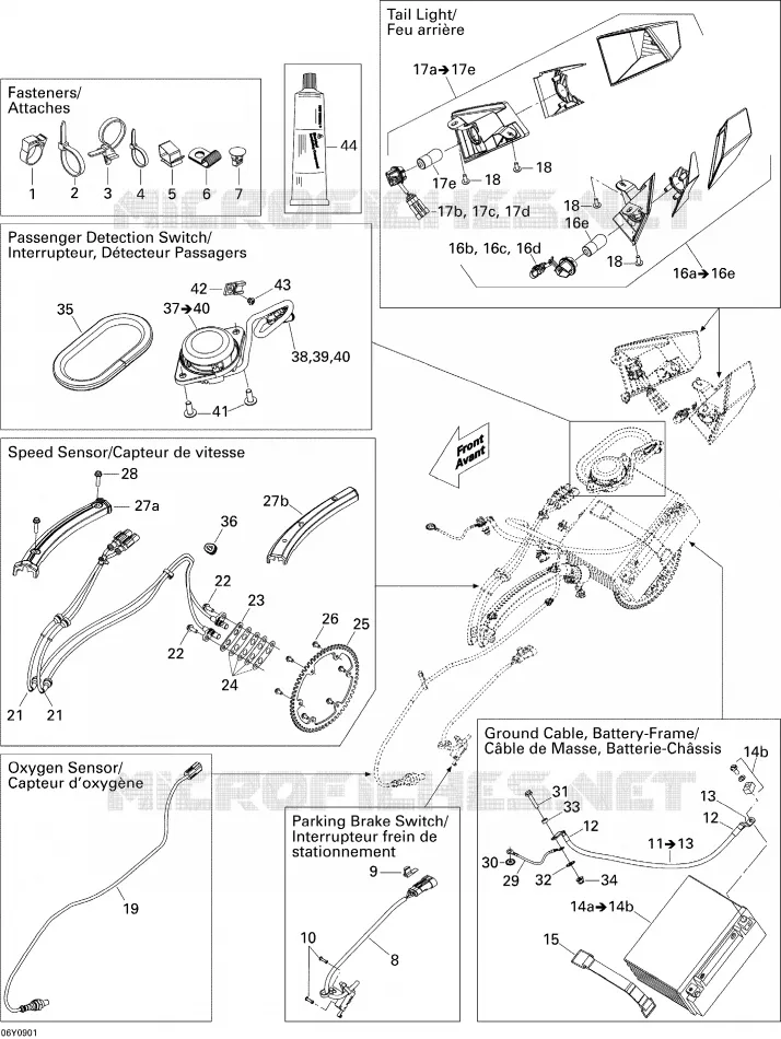Accessoires Électriques, Arrière