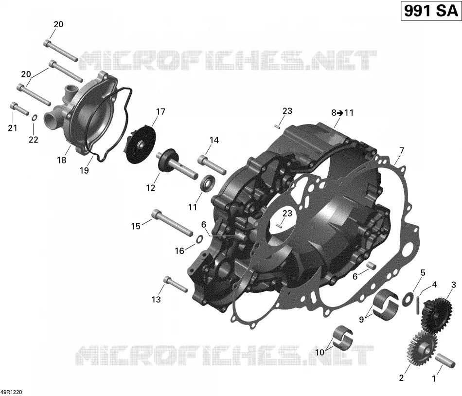 Clutch Cover And Water Pump