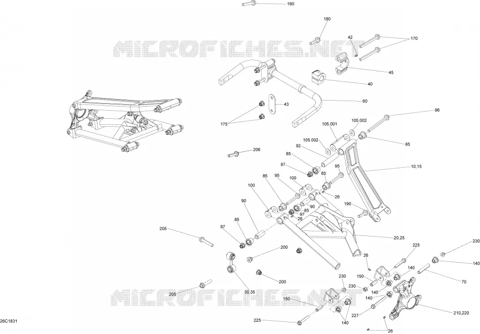 Rear Suspension Maverick Trail