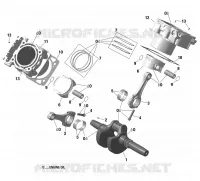 01- Rotax - Vilebrequin, Piston Et Cylindre