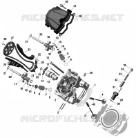 Rotax - Cylinder Head, Front