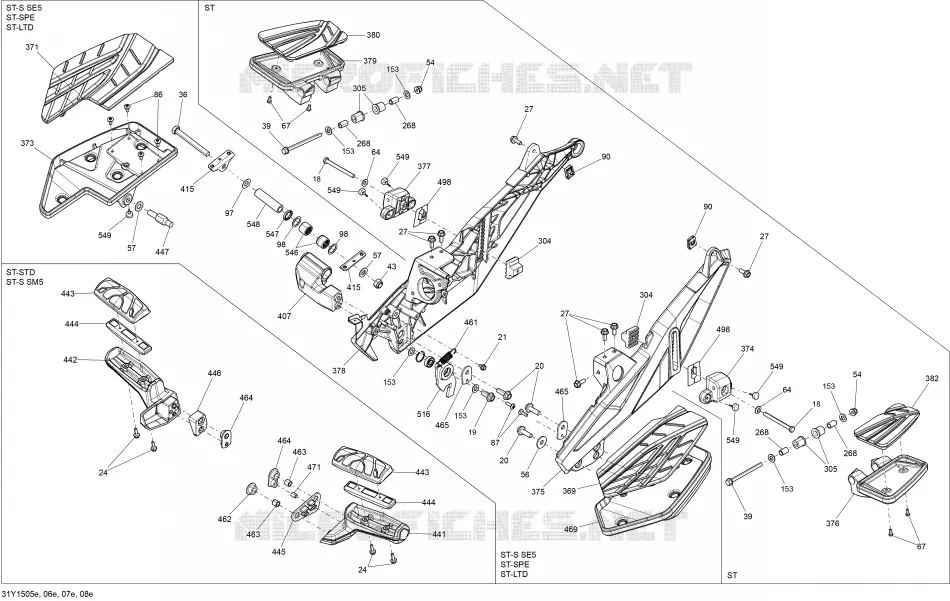 Body And Accessories Footrest_31Y1505e