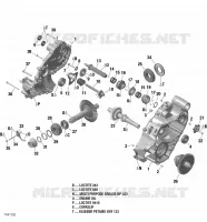Gear Box Output Shaft - Renegade STD-XXC 1000R EFI