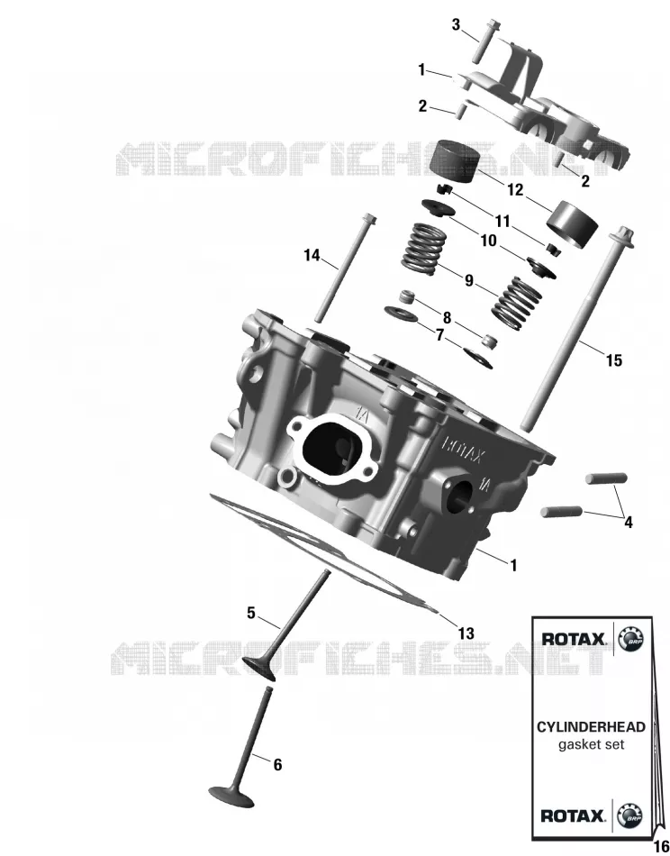 01- ROTAX - Cylinder Head