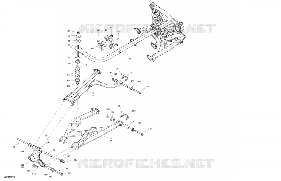 Rear Suspension - HD10 XMR