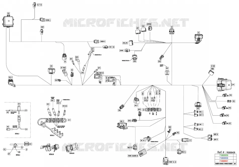 08- 0 - MAIN HARNESS - 710008858