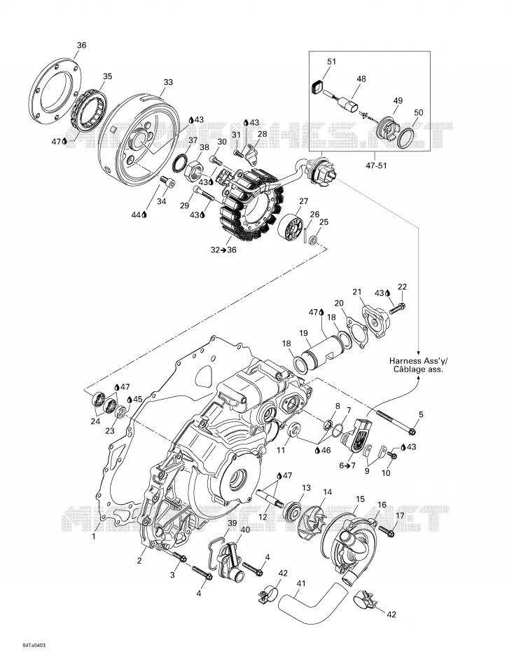 Ignition And Water Pump