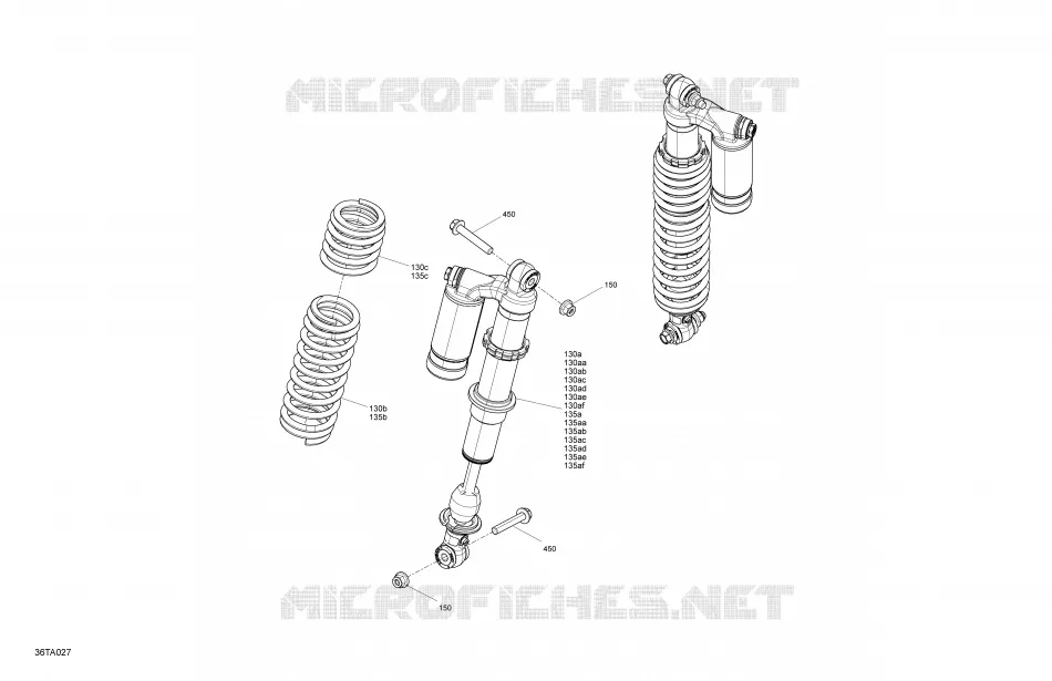 Suspension - Rear Shocks - XXC