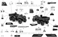 Decals Outlander MAX - 6X6 - Pro Nordic