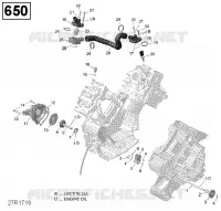 Engine Cooling - 650 EFI