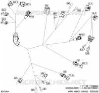 08- 0 - CONSOLE WIRING HARNESS - 710008437