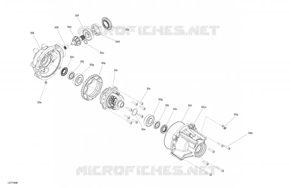 Front Drive - 6X6 - 450 EFI - Differential Parts