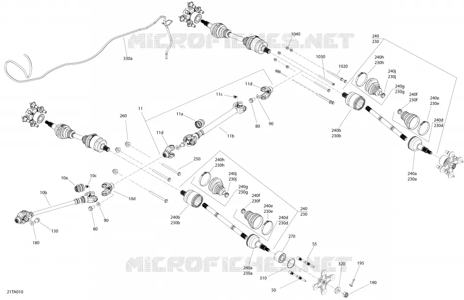 Drive - Rear Section - Common Parts