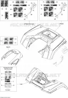Fender And Central Panel Kit XT