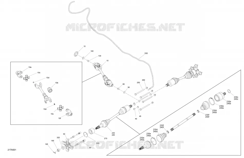 Drive - Rear Section - Common Parts