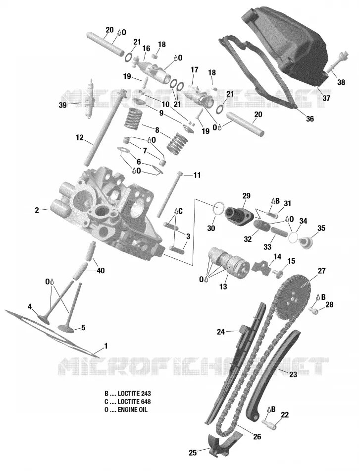 Cylinder Head, Rear