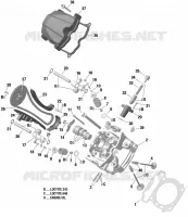 Rotax - Cylinder Head, Front
