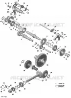 Gear Box Components - Without Lockable Rear Differential