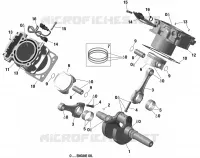 01- Rotax - Vilebrequin, Piston Et Cylindre