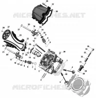 Engine - Cylinder Head, Front - HD10
