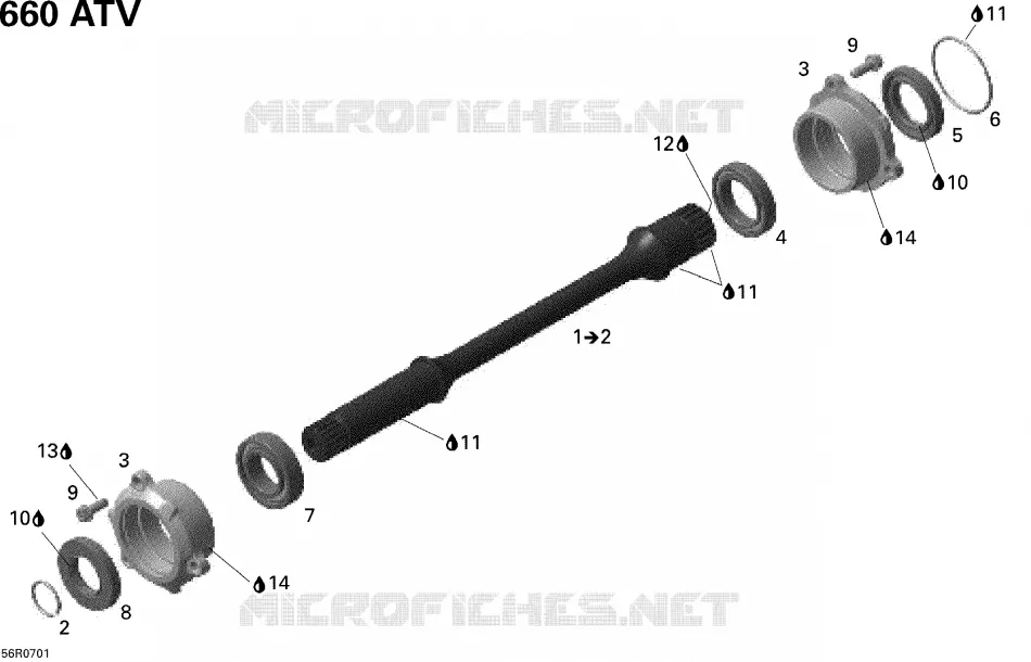 Drive Shaft (from engine number M6377192)