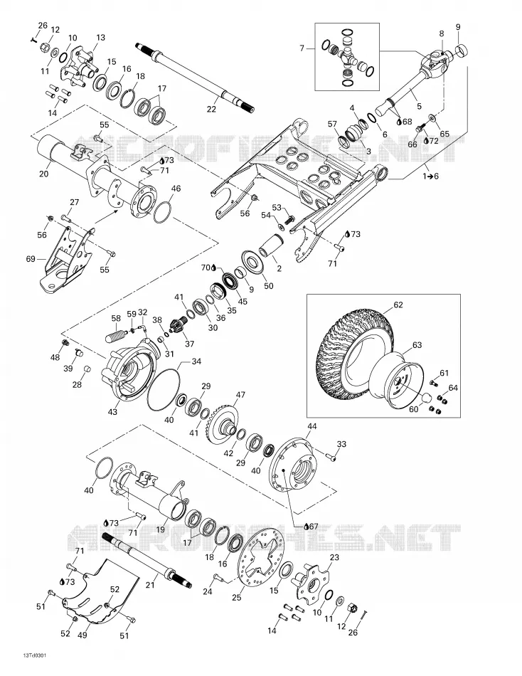 Drive System, Rear