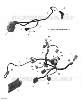 Engine Harness and Electronic Module - 1000R EFI (Outlander Package XMR)