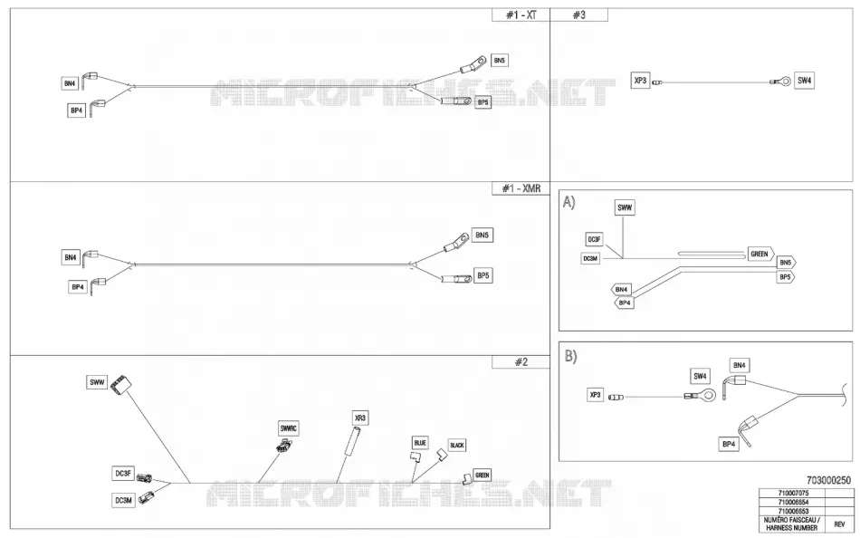08- 0 - WINCH WIRING HARNESS - 710006654