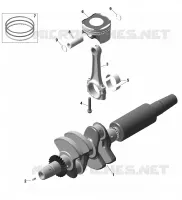 01- ROTAX - Crankshaft and Pistons