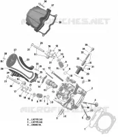 01- Rotax - Culasse, Avant