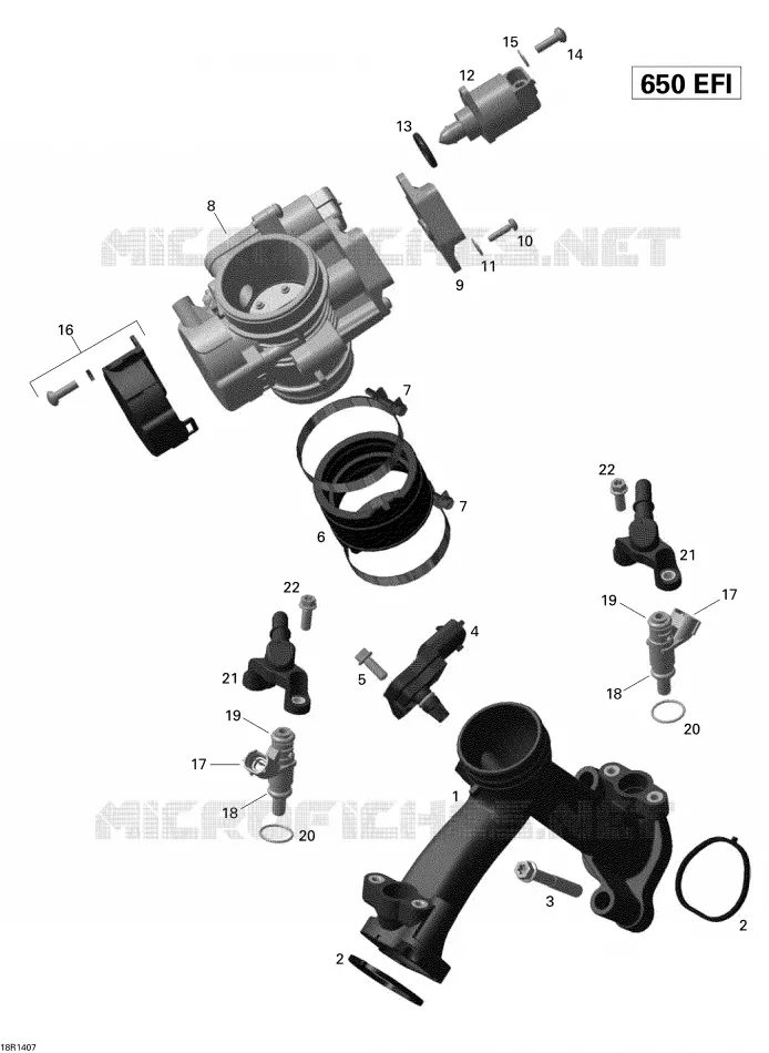 Air Intake Manifold And Throttle Body