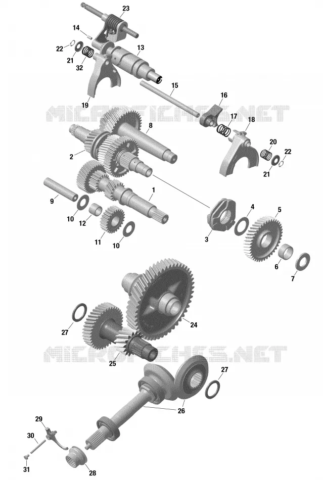 Rotax - Gear Box 2 - 509 - International