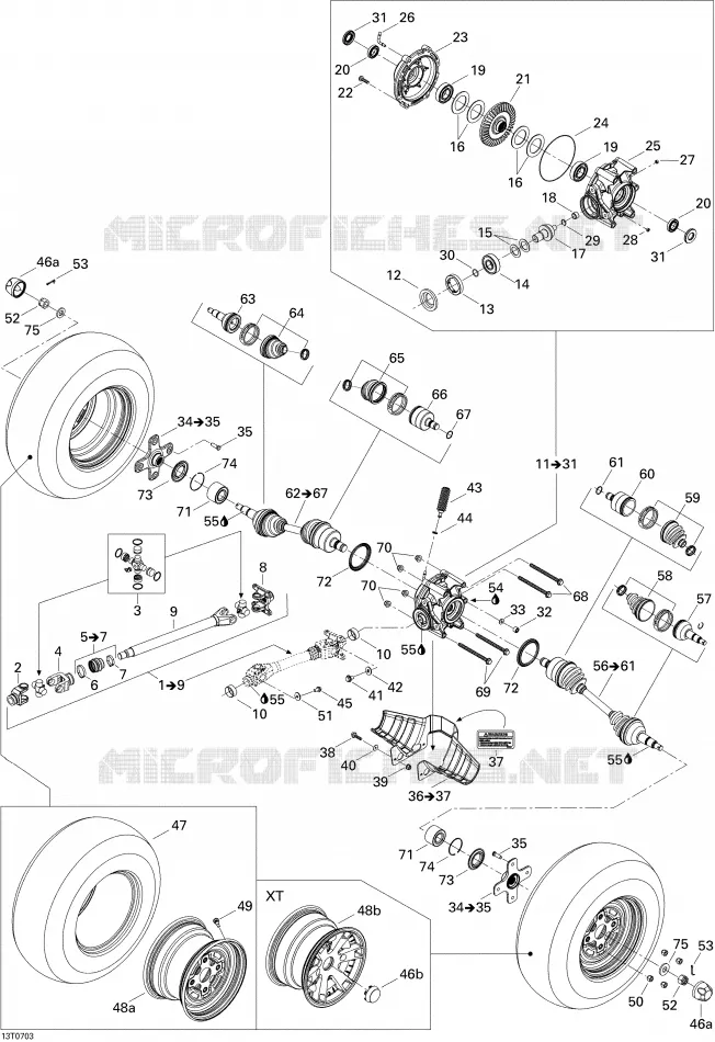 Drive System, Rear XT