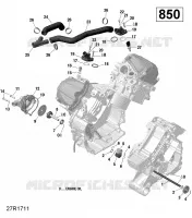 Engine Cooling - 850 EFI
