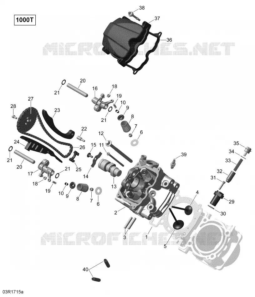 Cylinder Head, Front - Turbo