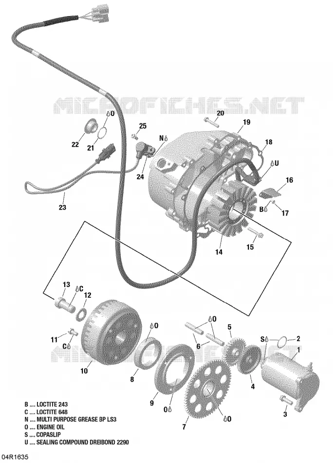 Magneto And Electric Starter - HD10