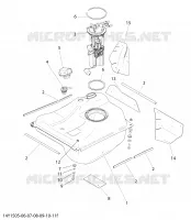 Fuel Tank - Pump _14Y1505f