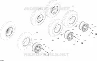 Wheels 6X6 - 450 EFI - Pro Nordic